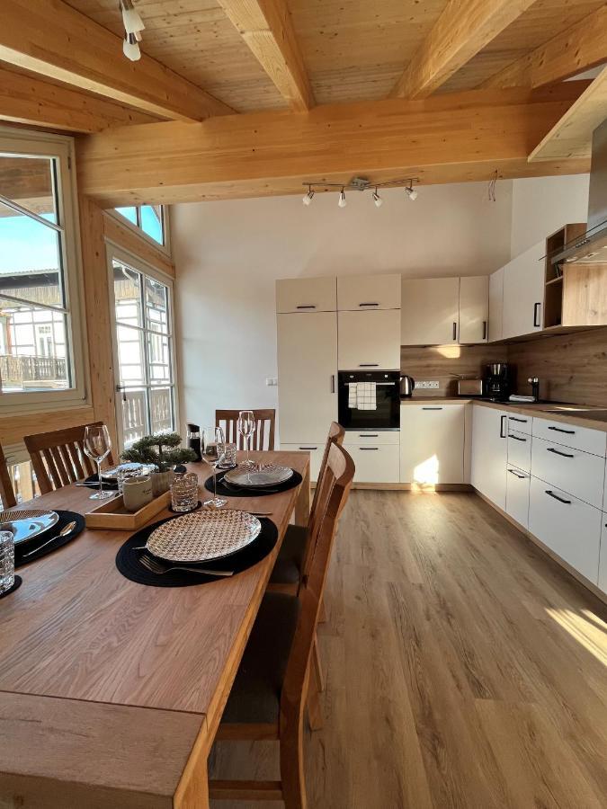 Ferienwohnung Blick Thyratal Obergeschoss Stolberg i. Harz Eksteriør bilde